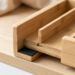 Bamboo Expandable Drawer Organizer with Adjustable Dividers